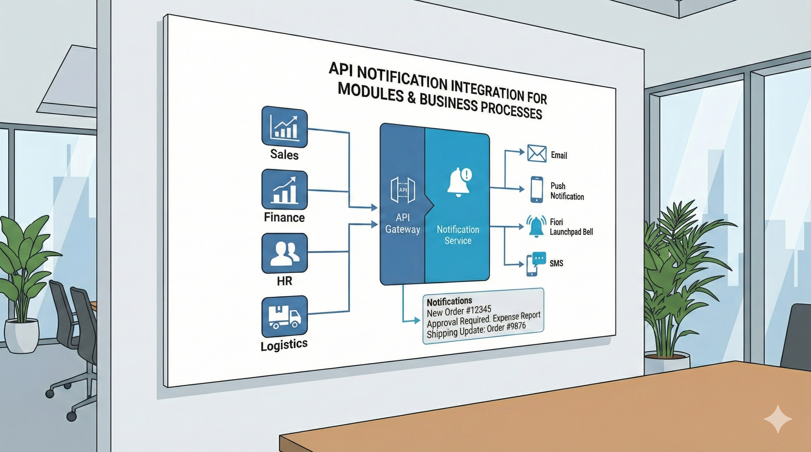 Custom Notification Center Fiori Application secondary